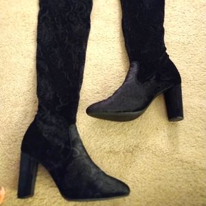 Black Thigh high boots